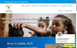 South Florida Allergy & Asthma Specialists website