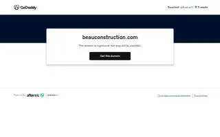 Beauchamp Construction Co Inc website
