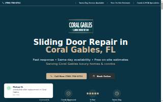 Coral Gables A Sliding Door Repair