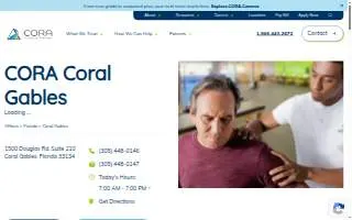 Coral Gables Physical Therapy website