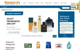 Navarro Discount Pharmacy of Coral Gables website