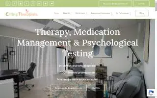 Caring Therapists- Coral Springs website