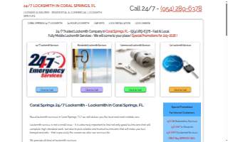 Coral Springs Mobile Locksmith
