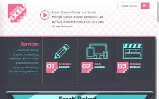 Fresh Baked Pixels, LLC website