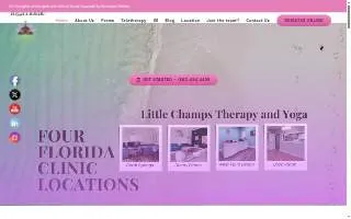 Little Champs Therapy and Yoga - Coral Springs website