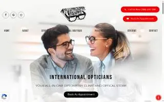 International Opticians website
