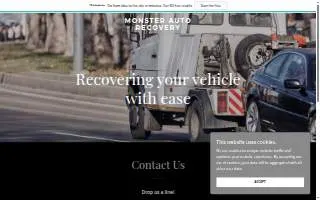 Monster Auto Recovery of Country Club website