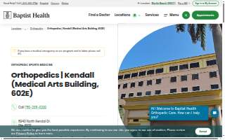 Baptist Health Orthopedics | Kendall (Medical Arts Building, 602E)