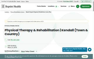 Baptist Health Physical Therapy & Rehabilitation | Kendall (Town & Country)