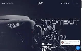 High End Detail Paint Protection & Window Tinting of Country Walk website