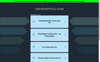 University Credit Union