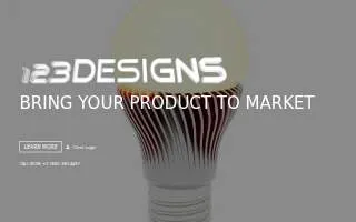 123Designs website