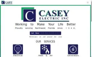 Casey Electric Inc website