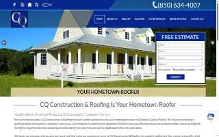 CQ Roofing Company website