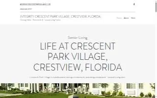 Crescent Park Village website