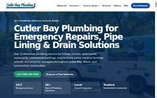 Cutler Bay Plumbing/Trench Less Pipe-Lining website