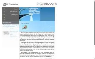 Cutler Ridge Plumbing website