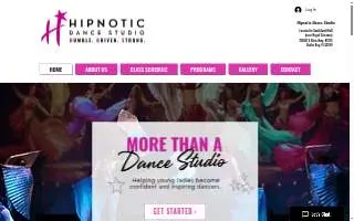 Hipnotic Dance Studio website
