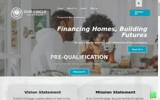Our Circle Mortgage website