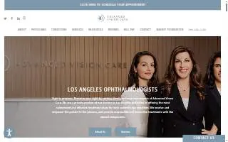 Advanced Vision Care - Hollywood website