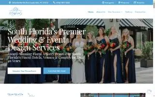 Bayfront Floral & Event Design website