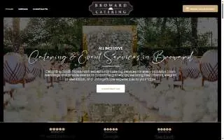 Broward Catering of Dania Beach website