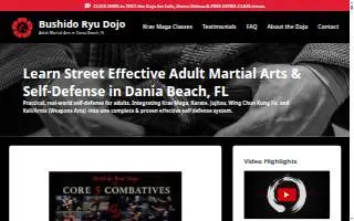 Bushido Ryu Dojo -Krav Maga, Karate, Jujitsu website