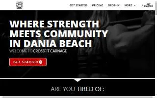 CrossFit Carnage website