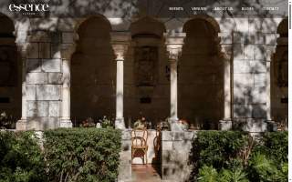 Essence Caterers website