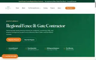 Fence with style website