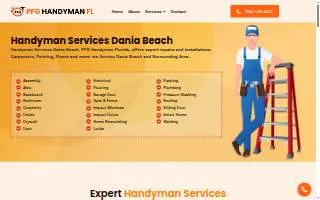 High Quality Handyman website
