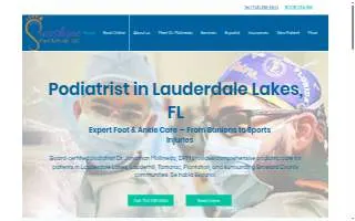 Sunshine Foot and Ankle LLC of Dania Beach website