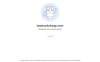Tow Truck Cheap