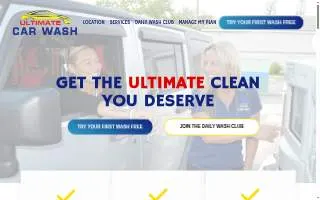 Ultimate Car Wash of Dania Beach website