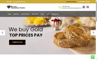 Black Diamond Pawn Shop website