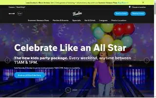 Bowlero Eden Prairie website
