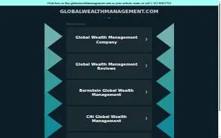 Global Wealth Management of Lauderdale Lakes website