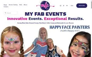 My FAB Events website