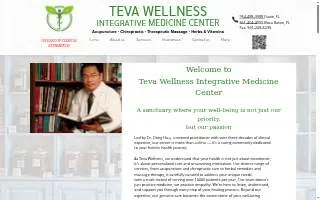 Teva Wellness Integrative Medicine Center website