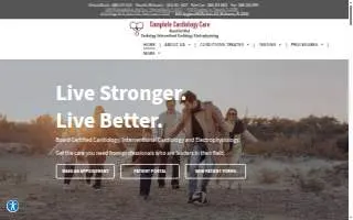 Complete Cardiology Care - Cardiology & Electrophysiology website
