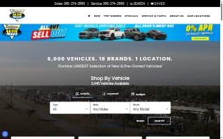 Daytona Auto Mall Body Shop website
