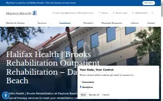 Halifax Health Brooks Rehabilitation Outpatient - Daytona website