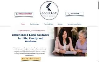 Kaney Law website