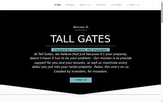 Tall Gates Property Management website