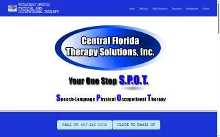 Central Florida Therapy Solutions of DeBary website