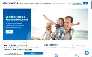 FAIRWINDS Credit Union of Eustis website
