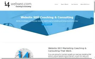 i4 Web Services - SEO Marketing website