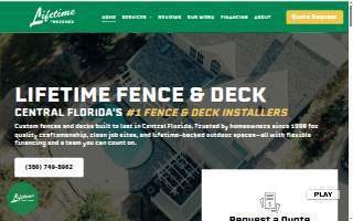 Lifetime Fence And Deck
