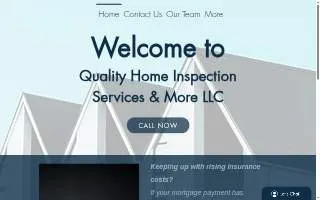 Quality Home Inspection Services & More LLC of DeBary website