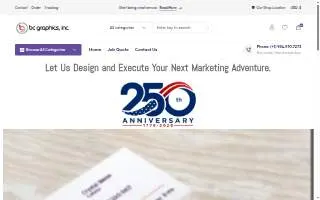 BC Graphics, Inc. website